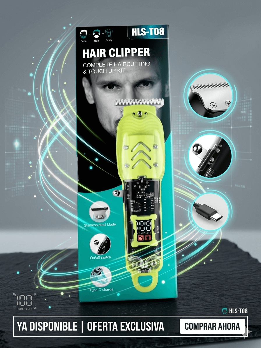 Maquina Motilar HLS-T08 Inalámbrica