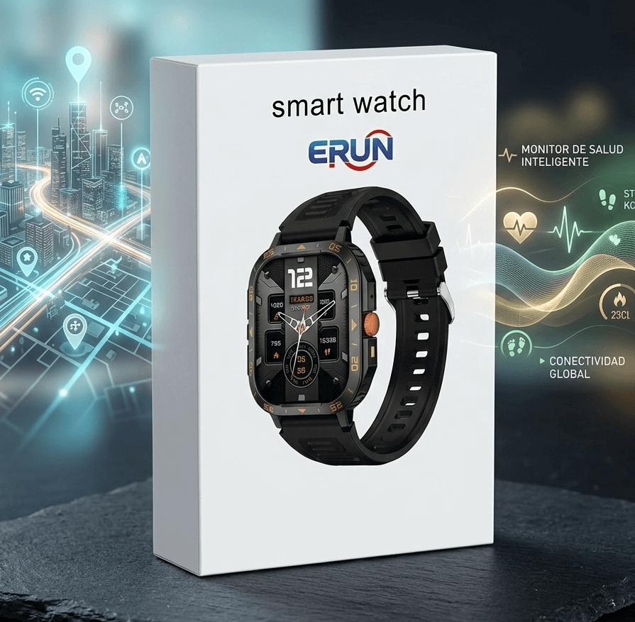 SmartWatch Y50 ERUN + Linterna +20 modos deportivos